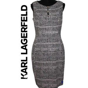 Karl Lagerfeld Sleeveless Shift Dress Size 12
